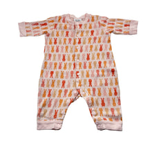 Load image into Gallery viewer, Girls Uniqlo, animal print cotton romper, FUC, size 000,  