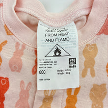 Load image into Gallery viewer, Girls Uniqlo, animal print cotton romper, FUC, size 000,  