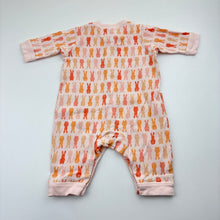 Load image into Gallery viewer, Girls Uniqlo, animal print cotton romper, FUC, size 000,  