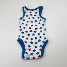 Load image into Gallery viewer, Boys Dymples, cotton singletsuit, stars, GUC, size 000,  