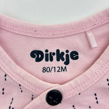 Load image into Gallery viewer, Girls Dirkje, pink cotton blend wrap front long sleeve top, GUC, size 0-1,  