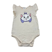 Load image into Gallery viewer, Girls Disney, Marie, The Aristocats stretch cotton bodytsuit, *mark lower front*, FUC, size 1,  