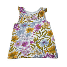 Load image into Gallery viewer, Girls Next, floral organic cotton top, FUC, size 2,  