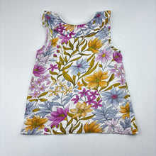 Load image into Gallery viewer, Girls Next, floral organic cotton top, FUC, size 2,  