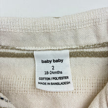 Load image into Gallery viewer, Boys Baby Baby, cotton blend short sleeve shirt, EUC, size 2,  