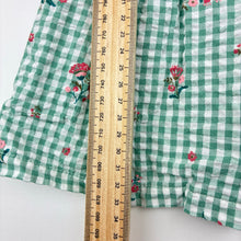 Load image into Gallery viewer, Girls purebaby, floral organic cotton dress, GUC, size 000, L: 33cm