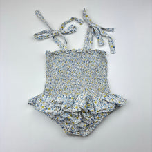 Load image into Gallery viewer, Girls Confiture, floral cotton romper, GUC, size 1-2,  