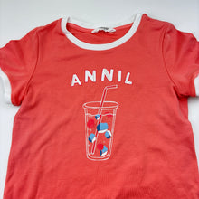 Load image into Gallery viewer, Unisex Anmil, coral cotton t-shirt, FUC, size 8,  