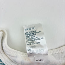 Load image into Gallery viewer, Unisex Anko, cotton long sleeve bodysuit, jungle, EUC, size 000,  