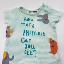 Load image into Gallery viewer, Unisex MINOTI, striped cotton romper, FUC, size 0000,  