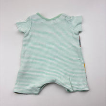 Load image into Gallery viewer, Unisex MINOTI, striped cotton romper, FUC, size 0000,  