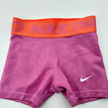 Load image into Gallery viewer, Girls Nike, Dri-fit sports / activewear shorts, elasticated, minor marks, FUC, size 6-7,  