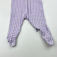 Load image into Gallery viewer, Girls Anko, check cotton zip coverall, gingham/check pattern, FUC, size 0000,  