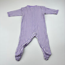 Load image into Gallery viewer, Girls Anko, check cotton zip coverall, gingham/check pattern, FUC, size 0000,  