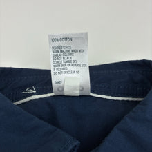 Load image into Gallery viewer, Boys Anko, navy cotton short sleeve shirt, paper aeroplanes, EUC, size 3,  