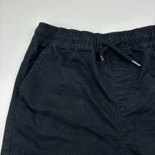 Load image into Gallery viewer, Boys Anko, black stretch cotton shorts, elasticated, EUC, size 10,  