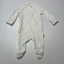 Load image into Gallery viewer, Girls blue banana, cream cotton coverall, GUC, size 00000,  