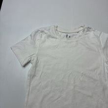 Load image into Gallery viewer, Unisex Brilliant Basics, plain white cotton t-shirt, GUC, size 4,  