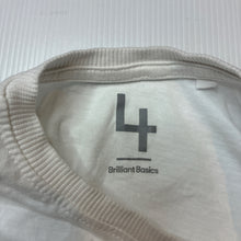 Load image into Gallery viewer, Unisex Brilliant Basics, plain white cotton t-shirt, GUC, size 4,  