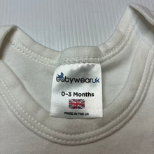 Load image into Gallery viewer, Unisex babywearuk, Manchester United cream cotton bodysuit, GUC, size 000,  