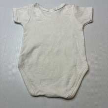 Load image into Gallery viewer, Unisex babywearuk, Manchester United cream cotton bodysuit, GUC, size 000,  