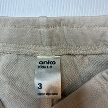 Load image into Gallery viewer, Boys Anko, cotton cargo shorts, elasticated, minor marks, FUC, size 3,  