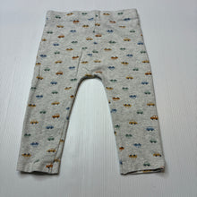 Load image into Gallery viewer, Boys Anko, stretch cotton baby leggings, elasticated, car, GUC, size 0,  