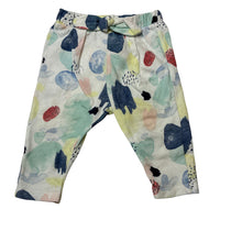 Load image into Gallery viewer, Girls Zara, cotton pants, elasticated, wash fade, FUC, size 00,  
