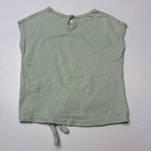 Load image into Gallery viewer, Girls COOLDOG KIDS, green floral tie front top, GUC, size 3,  
