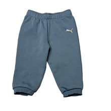 Load image into Gallery viewer, Unisex Puma, cotton blend fleece lined track pants, elasticated, mark fron left leg, FUC, size 0,  