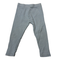 Load image into Gallery viewer, Unisex Dymples, striped stretch organic cotton leggings, elasticated, GUC, size 1,  