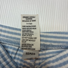Load image into Gallery viewer, Unisex Dymples, striped stretch organic cotton leggings, elasticated, GUC, size 1,  