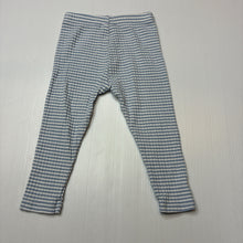 Load image into Gallery viewer, Unisex Dymples, striped stretch organic cotton leggings, elasticated, GUC, size 1,  