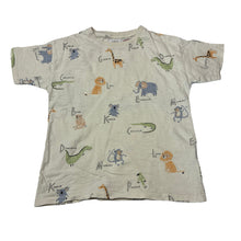 Load image into Gallery viewer, Unisex Zara, cotton t-shirt, animal alphabet, FUC, size 4-5,  