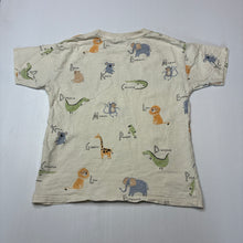 Load image into Gallery viewer, Unisex Zara, cotton t-shirt, animal alphabet, FUC, size 4-5,  