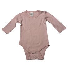 Load image into Gallery viewer, Girls pink, cotton long sleeve bodysuit, FUC, size 00,  