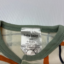 Load image into Gallery viewer, Unisex Baby Baby, check cotton coverall, GUC, size 000,  