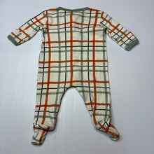 Load image into Gallery viewer, Unisex Baby Baby, check cotton coverall, GUC, size 000,  
