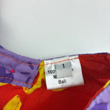 Load image into Gallery viewer, Girls colourful, cotton dress, butterfly, minor marks, FUC, size 1, L: 41cm