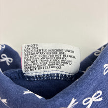 Load image into Gallery viewer, Girls Mango, navy cotton long sleeve skivvy, wash fade, FUC, size 4,  