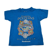 Load image into Gallery viewer, Unisex VAGUCE, cotton t-shirt, dolphins, EUC, size 2,  