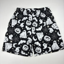 Load image into Gallery viewer, Unisex KID, Halloween pyjama shorts, elasticated, wash fade, FUC, size 12,  