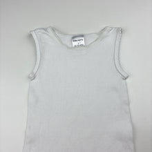 Load image into Gallery viewer, Girls Baby Berry, white cotton singlet, GUC, size 2,  