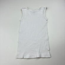Load image into Gallery viewer, Girls Baby Berry, white cotton singlet, GUC, size 2,  