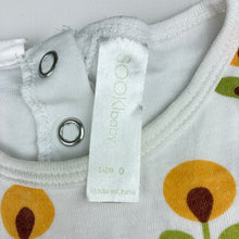 Load image into Gallery viewer, Unisex Sooki Baby, floral cotton romper, GUC, size 0,  