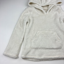 Load image into Gallery viewer, Unisex Carter's, cream fleece hoodie sweater, GUC, size 4,  
