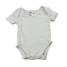 Load image into Gallery viewer, Unisex Anko, white cotton pointelle bodysuit, GUC, size 0000,  