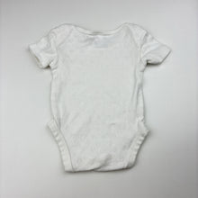 Load image into Gallery viewer, Unisex Anko, white cotton pointelle bodysuit, GUC, size 0000,  