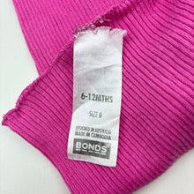 Load image into Gallery viewer, Girls Bonds, pink cotton ribbed singlet, GUC, size 0,  