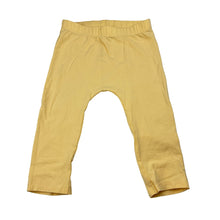 Load image into Gallery viewer, Unisex Anko, yellow stretch cotton leggings, elasticated, EUC, size 1,  